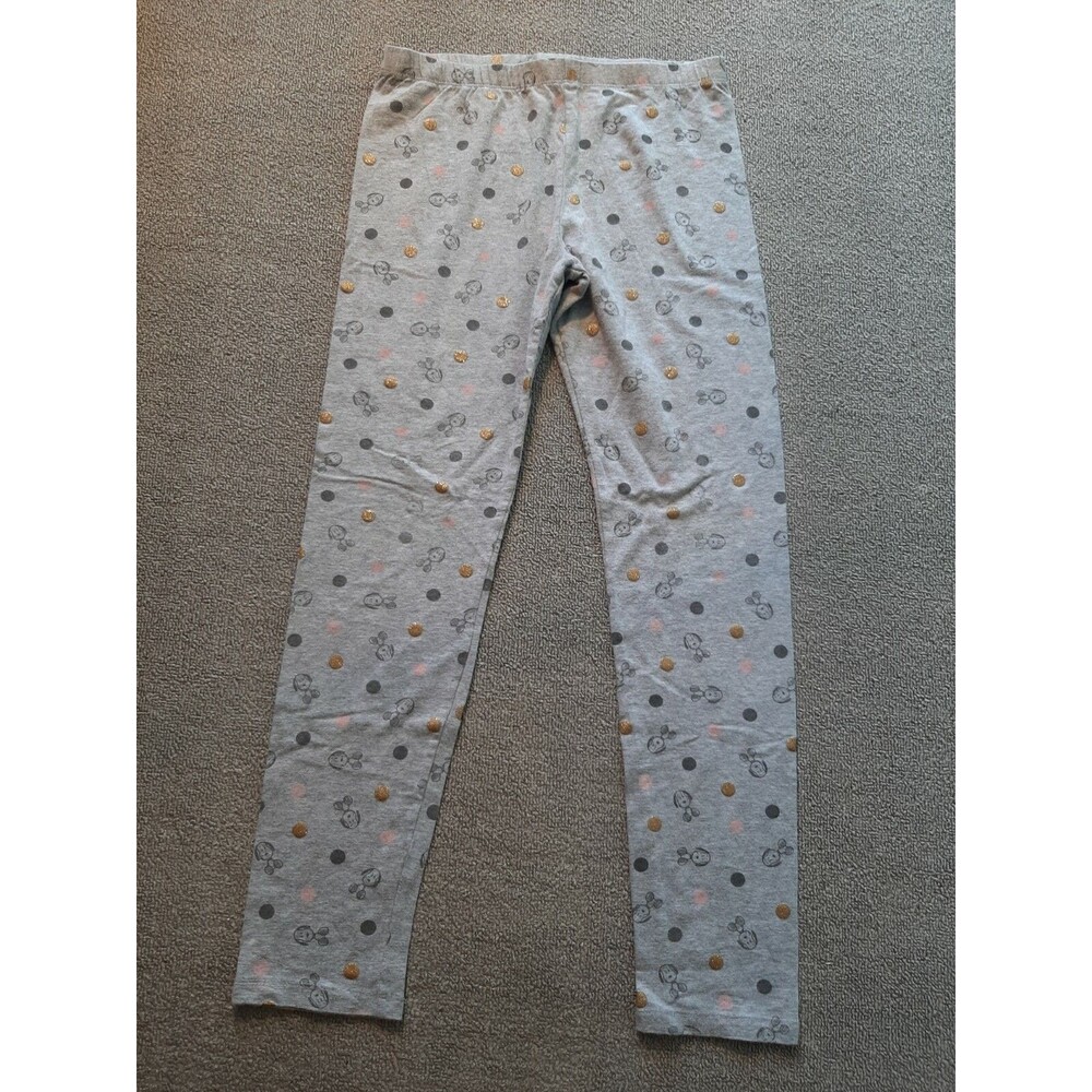 Peanuts Sleep Pants PJ Snoopy Charlie Brown Girls 14-16 XL leggings Gray sparkle